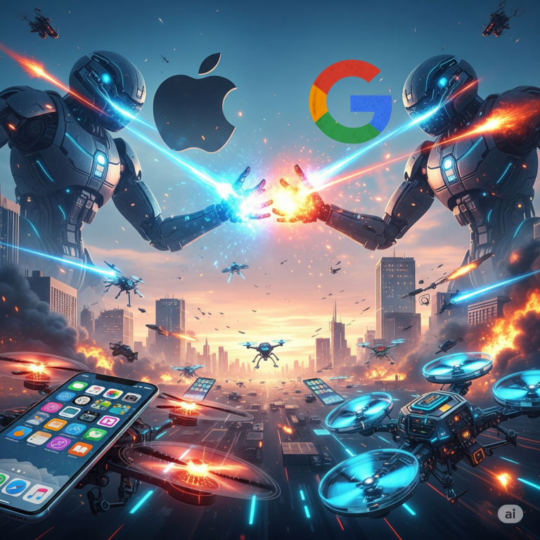 AI War: Apple vs Google in the Smartphone Race